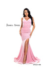 Jessica Angel Long Formal Sleeveless Velvet Gown 886 - The Dress Outlet