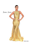 Jessica Angel Long Halter Formal Prom Dress 912 - The Dress Outlet