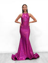 Jessica Angel Long Halter Formal Prom Dress 912 - The Dress Outlet