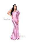 Jessica Angel Long One Shoulder Formal Dress 914 - The Dress Outlet