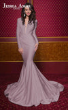 Jessica Angel Mermaid Long Formal Gown Blossom