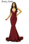 Jessica Angel Sleeveless Long Formal Gown 737 - The Dress Outlet