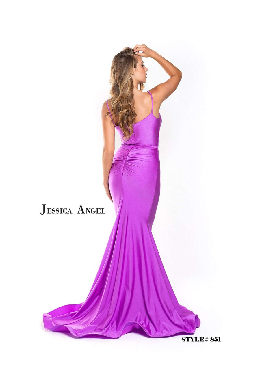 Jessica Angel Sleeveless Long Mermaid Dress 851 - The Dress Outlet