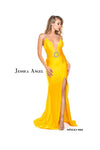 Jessica Angel Spaghetti Strap Long Fitted Dress 922 - The Dress Outlet