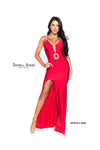 Jessica Angel Spaghetti Strap Long Formal Dress 922 - The Dress Outlet