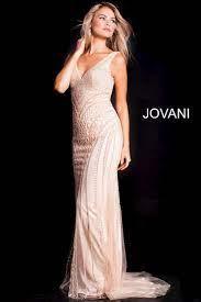 Jovani Beaded Sleeveless Long Evening Dress 58488 - The Dress Outlet