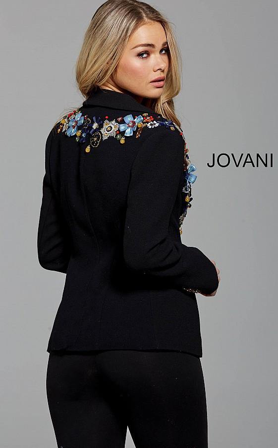 Jovani Embellished Blazer M55213 - The Dress Outlet