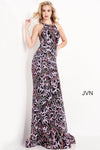 Jovani Embellished Open Back Prom Dress 05748 - The Dress Outlet