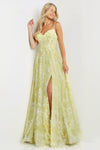 Jovani Floral Bodice Prom Long Dress 08416 - The Dress Outlet