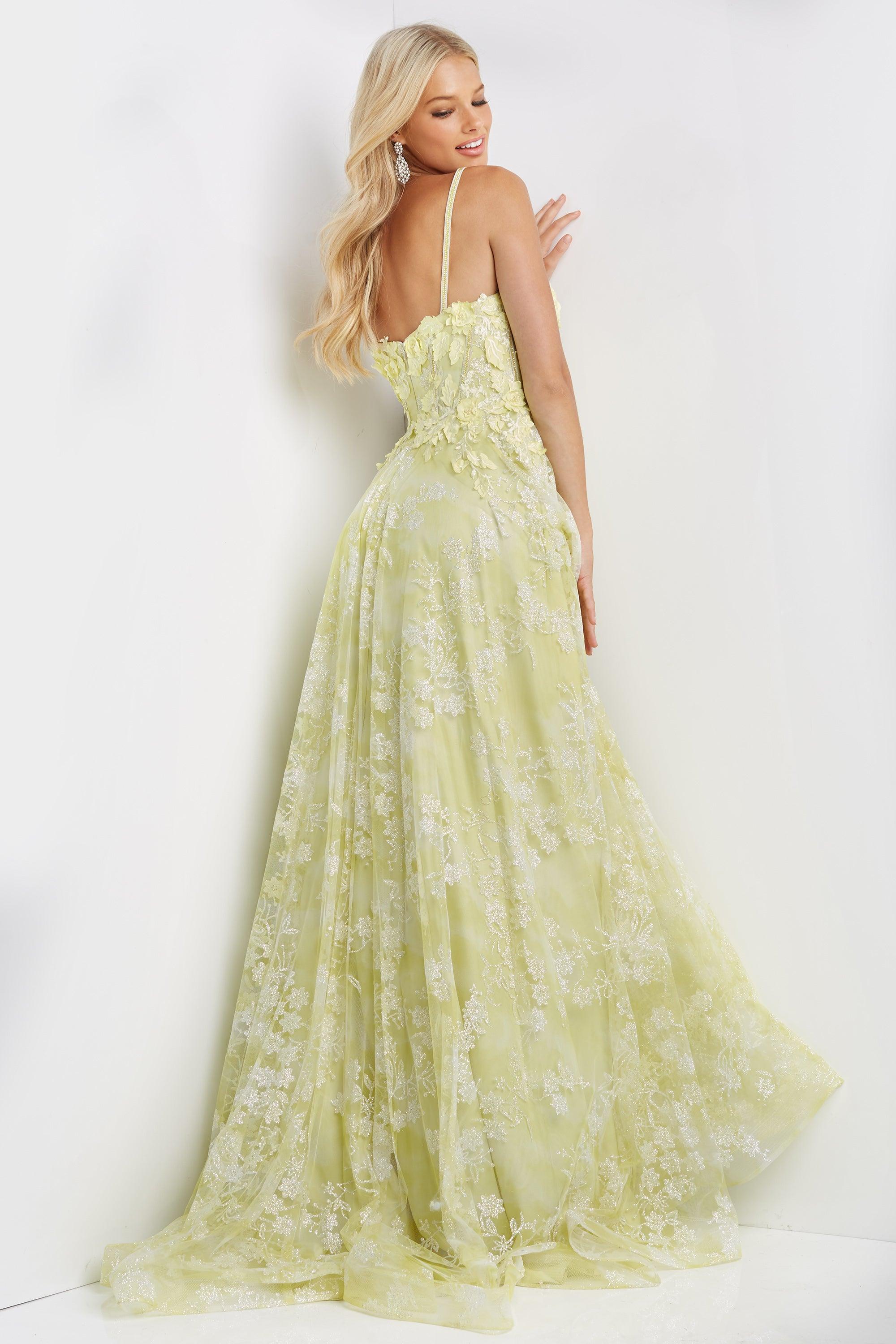 Jovani Floral Prom Dress