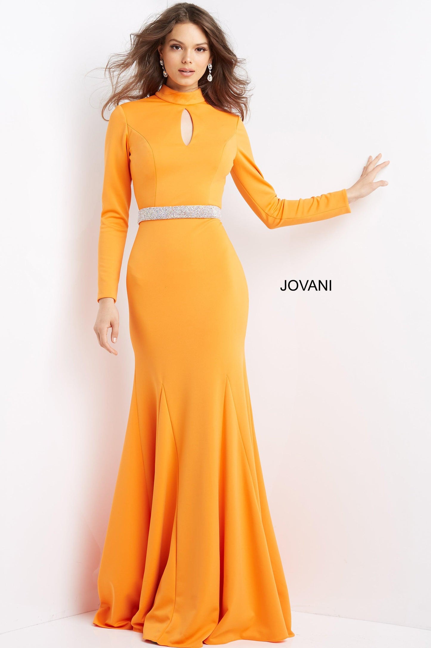 Jovani Formal Fitted Long Prom Dress 07392 - The Dress Outlet