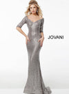 Jovani Fitted Sequin Long Evening Gown 61462 - The Dress Outlet