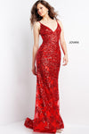 Jovani Formal Spaghetti Strap Long Gown 06203 - The Dress Outlet