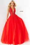 Jovani  Halter Long Formal Ball Gown 06598 - The Dress Outlet