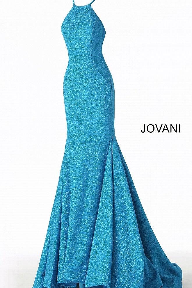 Jovani Halter Long Formal Prom Dress 65416 - The Dress Outlet