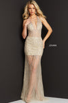 Jovani Halter Long Sexy Prom Gown 06282 - The Dress Outlet