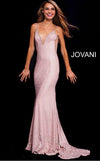 Jovani Long Bridesmaid Fitted Prom Dress 57897 - The Dress Outlet