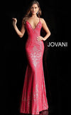 Jovani Long Bridesmaid Fitted Prom Dress 57897 - The Dress Outlet