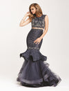 Jovani Long Cap Sleeve Formal Mermaid Dress 31553 - The Dress Outlet