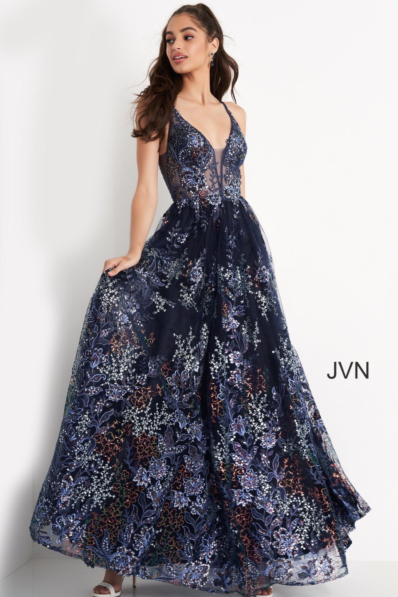 Jovani Long Embellished Prom Dress 06457 - The Dress Outlet