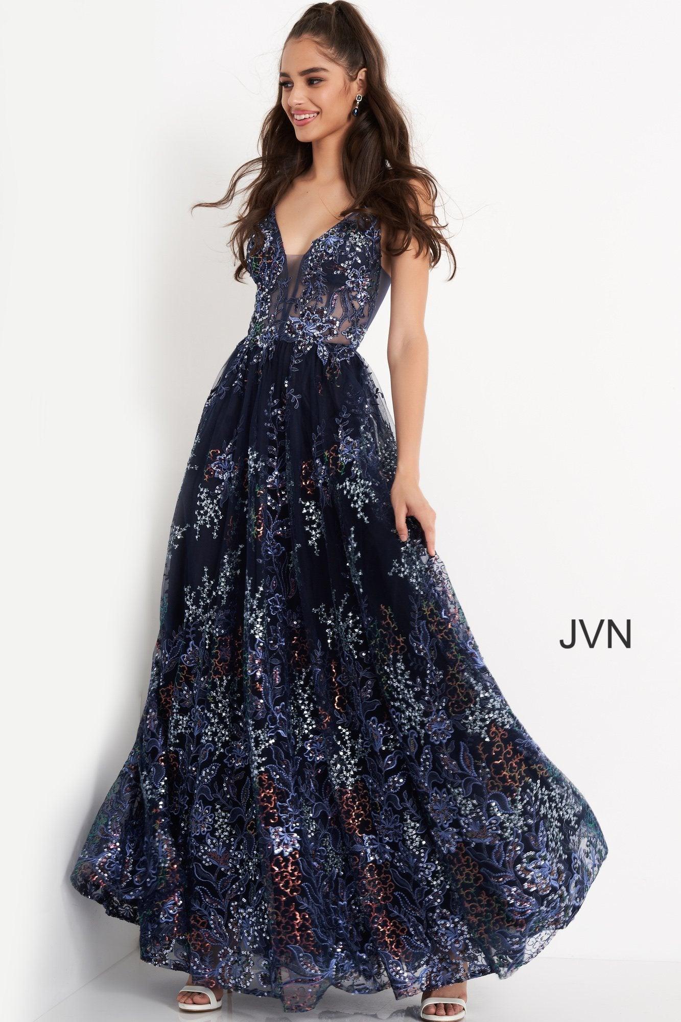 Jovani Long Embellished Prom Dress 06457 - The Dress Outlet