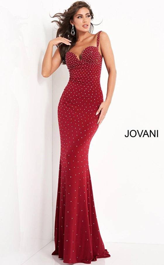 Jovani Long Formal Beaded Prom Dress 4728 - The Dress Outlet