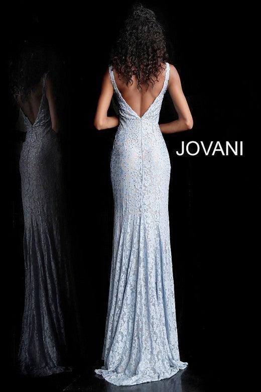 Jovani Long Formal Lace Prom Dress 48994 - The Dress Outlet