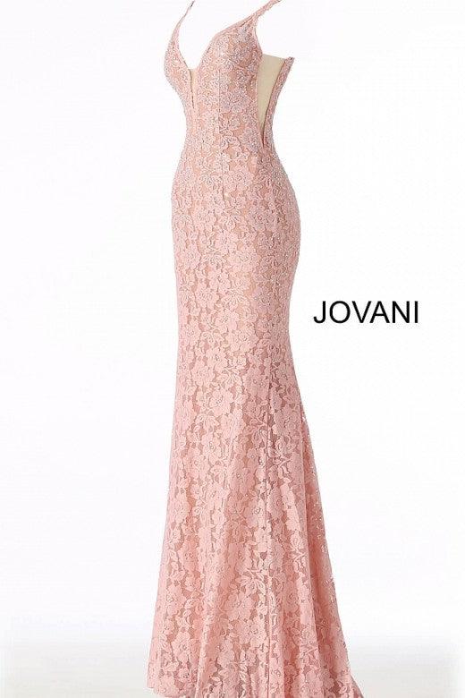 Jovani Long Formal Lace Prom Dress 48994 - The Dress Outlet