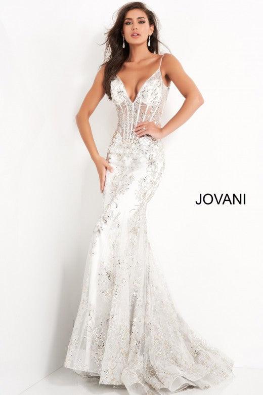 Jovani Long Formal Mermaid Prom Dress 3675 - The Dress Outlet