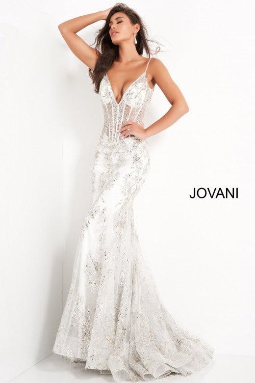 Jovani Long Formal Mermaid Prom Dress 3675 - The Dress Outlet