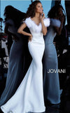 Jovani Long Formal Off Shoulder Evening Dress 63884 - The Dress Outlet