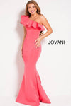 Jovani Long Formal One Shoulder Prom Dress 51274 - The Dress Outlet