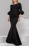 Jovani Long Formal Pleated Trumpet Dress 39739 - The Dress Outlet