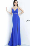 JVN By Jovani SLong Formal Prom Gown JVN02713 Royal - The Dress Outlet Jovani