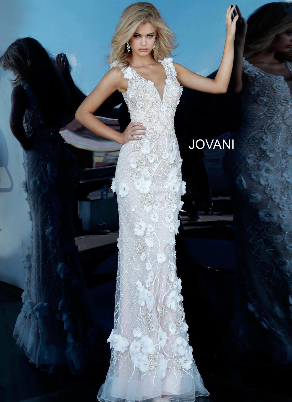 Jovani Long Formal Sleeveless Prom Dress 02773 - The Dress Outlet