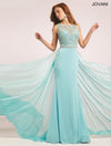 Jovani Long Formal Sleeveless Prom Dress 21029 - The Dress Outlet