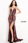 Jovani Long Formal Spaghetti Strap Prom Dress 04428 - The Dress Outlet