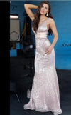 Jovani Long Formal Spaghetti Strap Prom Dress 4697 - The Dress Outlet