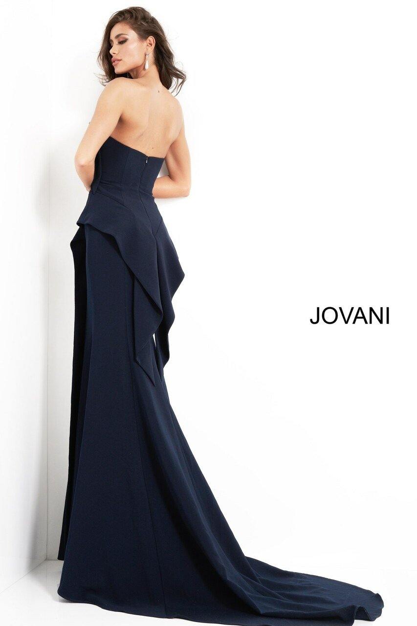 Jovani Black Velvet Dress