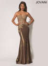 Jovani Long Formal Strapless Evening Dress 90733 - The Dress Outlet