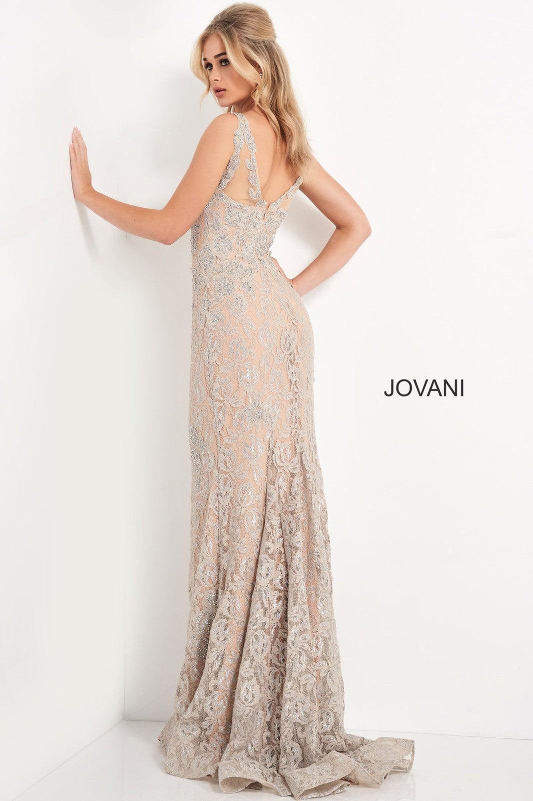 Jovani Champagne Evening Gowns