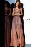 Jovani Long Metallic Prom Dress JVN4327 - The Dress Outlet