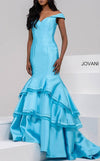 Jovani Long Off Shoulder Prom Dress 31100 - The Dress Outlet