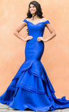 Jovani Long Off Shoulder Prom Dress 31100 - The Dress Outlet