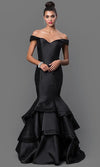 Jovani Long Off Shoulder Prom Dress 31100 - The Dress Outlet