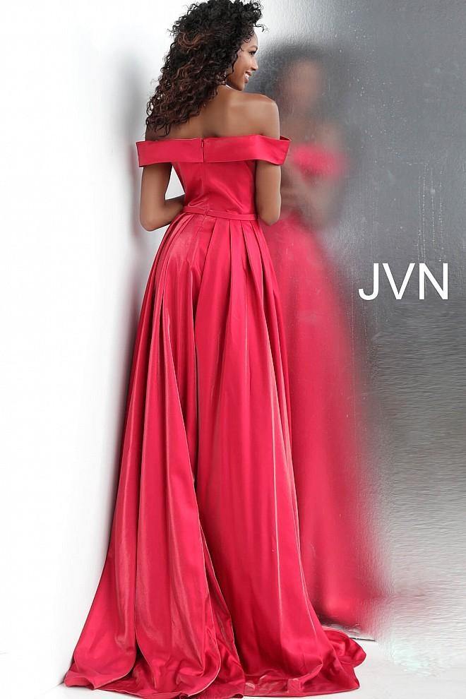 Jovani Long Off Shoulder Prom Dress JVN64244 - The Dress Outlet