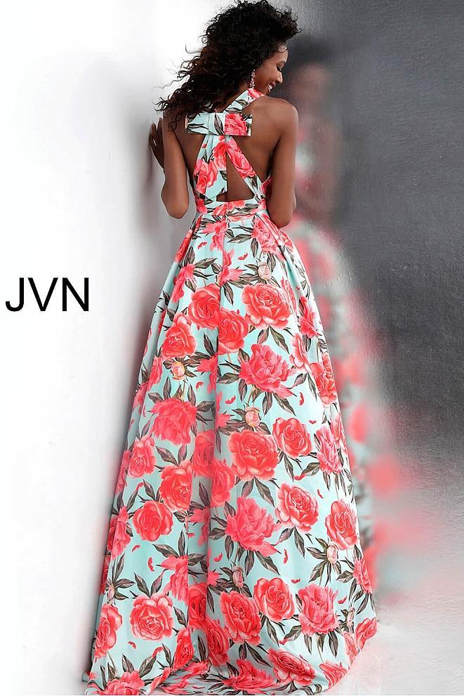 Jovani Long Print Evening Dress JVN66937 - The Dress Outlet