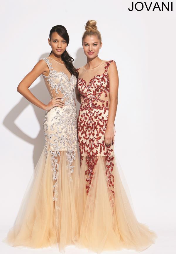 Jovani Long Prom Fitted Dress 926 - The Dress Outlet