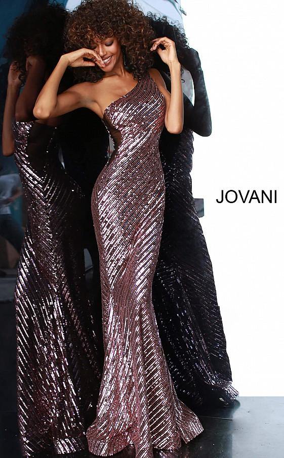 Jovani Long Prom Sequin Dress 3470 - The Dress Outlet