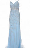 Jovani Long Prom Spaghetti Dress 02408 - The Dress Outlet